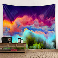 Wall Tapestry Wall Hanging Art Deco Blanket Curtain Hanging at Home Bedroom Living Room Art Deco Design Colorful Pattern miniinthebox