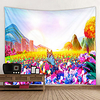 Wall Tapestry Wall Hanging Art Deco Blanket Curtain Hanging at Home Bedroom Living Room Decoration Beautiful Landscape Butterfly Flower miniinthebox