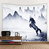Wall Tapestry Wall Hanging Art Deco Blanket Curtain Hanging at Home Bedroom Living Room Decoration Running Horse miniinthebox