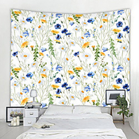 Wall Tapestry Wall Hanging Art Deco Blanket Curtains Hanging at Home Bedroom Living Room Decoration Garden Theme Beautiful Flower Branches miniinthebox