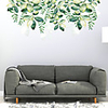 WallDecals Decor Vinyl DIY Green Tree Leaves Wall Stickers Removable Waterproof Wallpaper Decals Art Easy Peel Stick for Kids Room Living Room Bedroom
