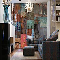 Wallpaper / Mural / Wall Cloth Canvas Wall Covering - Adhesive required Art Deco / Pattern / 3D