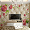 Wallpaper / Mural / Wall Cloth Canvas Wall Covering - Adhesive required Floral / Botanical / Art Deco / 3D