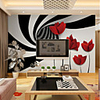 Wallpaper / Mural Canvas Wall Covering - Adhesive required Floral / Geometric / Art Deco