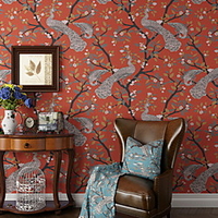 Wallpaper Nonwoven Wall Covering - Adhesive required Floral / Botanical