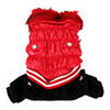 Warm Coat with Pants for Dogs (XS-XL,  Red)