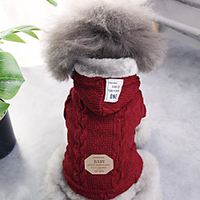 Warm Dog Cat Sweater Clothing Winter Turtleneck Knitted Pet Cat Puppy Clothes Costume For Small Dogs Cats Chihuahua Outfit Vest miniinthebox