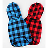 warm dog jacket,  reversible dog winter coat,  reflective windproof waterproof dog clothes for winter,  plaid dog coats for small medium large dogs boy girl dogs,  white,  s miniinthebox