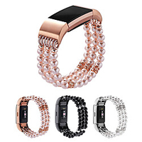Watch Band for Fitbit Charge 3 Fitbit Jewelry Design Stainless Steel Wrist Strap miniinthebox