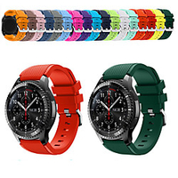 Watch Band for Samsung Gear S3 Frontier / Samsung Gear S3 Classic Silicone Wrist Strap miniinthebox