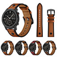 Watch Band for Amazfit GTR 47mm Amazfit Leather Loop Genuine Leather Wrist Strap
