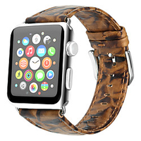 Watch Band for Apple Watch Series 3/2/1 38mm / Apple Watch Series 3/2/1 42mm Apple Leather Loop Genuine Leather Wrist Strap