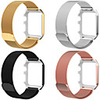 Watch Band for Apple Watch Series 4 Apple Watch Series 6 SE 5 4 3 2 1 Apple Milanese Loop Stainless Steel Wrist Strap