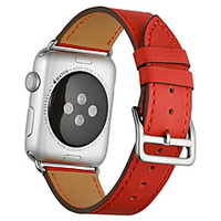 Watch Band for Apple Watch Series 5 Apple Watch Series 4 Apple Watch Series 3 Apple Leather Loop Quilted PU Leather Wrist Strap