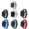 Watch Band for Apple Watch Series 5/4/3/2/1 Apple Classic Buckle Quilted PU Leather / Silicone Wrist Strap