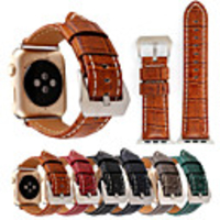 Watch Band for Apple Watch Series 5/4/3/2/1 Apple Classic Buckle Quilted PU Leather Wrist Strap