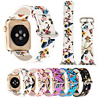 Watch Band for Apple Watch Series 5/4/3/2/1 Apple Classic Buckle Quilted PU Leather Wrist Strap
