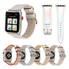 Watch Band for Apple Watch Series 5/4/3/2/1 Apple Classic Buckle Quilted PU Leather Wrist Strap