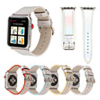 Watch Band for Apple Watch Series 5/4/3/2/1 Apple Classic Buckle Quilted PU Leather Wrist Strap