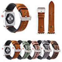 Watch Band for Apple Watch Series 5/4/3/2/1 Apple Classic Buckle Quilted PU Leather Wrist Strap