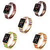 Watch Band for Apple Watch Series 5/4/3/2/1 Apple Jewelry Design Stainless Steel / Resin Wrist Strap