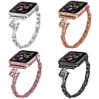 Watch Band for Apple Watch Series 5/4/3/2/1 Apple Jewelry Design Stainless Steel Wrist Strap
