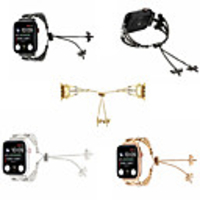 Watch Band for Apple Watch Series 5/4/3/2/1 Apple Jewelry Design Stainless Steel Wrist Strap