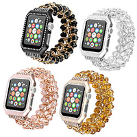 Watch Band for Apple Watch Series 6 / SE / 5/4 44mm / Apple Watch Series 6 / SE / 5/4 40mm / Apple Watch Series 3/2/1 38mm Apple Jewelry Design PC Wrist Strap