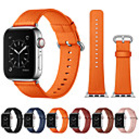 Watch Band for Apple Watch Series 6 / SE / 5/4 44mm / Apple Watch Series 6 / SE / 5/4 40mm / Apple Watch Series 3/2/1 38mm Apple Leather Loop Genuine Leather Wrist Strap