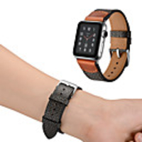 Watch Band for Apple Watch Series 6 / SE / 5/4 44mm / Apple Watch Series 6 / SE / 5/4 40mm / Apple Watch Series 3/2/1 38mm Apple Leather Loop Genuine Leather Wrist Strap