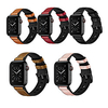 Watch Band for Apple Watch Series 6 / SE / 5/4 44mm / Apple Watch Series 6 / SE / 5/4 40mm / Apple Watch Series 3/2/1 38mm Apple Leather Loop Silicone / Genuine Leather Wrist Strap