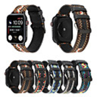 Watch Band for Apple Watch Series 6 / SE / 5/4 44mm / Apple Watch Series 6 / SE / 5/4 40mm / Apple Watch Series 3/2/1 38mm Apple Modern Buckle Quilted PU Leather Wrist Strap