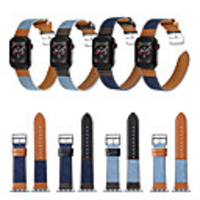 Watch Band for Apple Watch Series 6 / SE / 5/4 44mm / Apple Watch Series 6 / SE / 5/4 40mm / Apple Watch Series 3/2/1 38mm Apple Sport Band Quilted PU Leather Wrist Strap