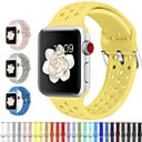 Watch Band for Apple Watch Series 6 / SE / 5/4 44mm / Apple Watch Series 6 / SE / 5/4 40mm / Apple Watch Series 3/2/1 38mm Apple Sport Band Silicone Wrist Strap