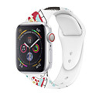 Watch Band for Apple Watch Series 6 / SE / 5/4 44mm / Apple Watch Series 6 / SE / 5/4 40mm Apple Classic Buckle / Cartoon Band Silicone Wrist Strap