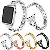 Watch Band for Apple Watch Series 6 / SE / 5/4 44mm / Apple Watch Series 6 / SE / 5/4 40mm Apple Jewelry Design Stainless Steel Wrist Strap