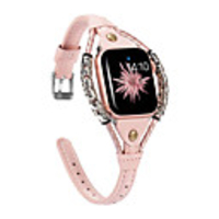 Watch Band for Apple Watch Series 6 SE 5 4 3 2 1 Apple Business Band Genuine Leather Wrist Strap