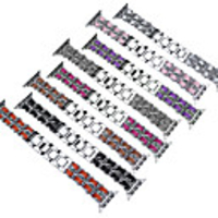 Watch Band for Apple Watch Series 6 SE 5 4 3 2 1 Apple Business Band Stainless Steel / Quilted PU Leather Wrist Strap