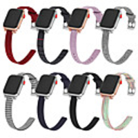 Watch Band for Apple Watch Series 6 SE 5 4 3 2 1 Apple Classic Buckle Canvas Wrist Strap