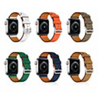 Watch Band for Apple Watch Series 6 SE 5 4 3 2 1 Apple Classic Buckle Genuine Leather Wrist Strap