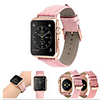 Watch Band for Apple Watch Series 6 SE 5 4 3 2 1 Apple Classic Buckle Quilted PU Leather Wrist Strap