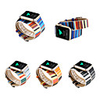 Watch Band for Apple Watch Series 6 SE 5 4 3 2 1 Apple Classic Buckle Quilted PU Leather Wrist Strap