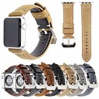 Watch Band for Apple Watch Series 6 SE 5 4 3 2 1 Apple Classic Buckle Quilted PU Leather Wrist Strap