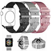 Watch Band for Apple Watch Series 6 SE 5 4 3 2 1 Apple Classic Buckle Stainless Steel Wrist Strap