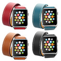 Watch Band for Apple Watch Series 6 SE 5 4 3 2 1 Apple Leather Loop Genuine Leather Wrist Strap