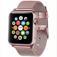 Watch Band for Apple Watch Series 6 SE 5 4 3 2 1 Apple Milanese Loop Stainless Steel Wrist Strap