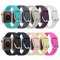 Watch Band for Apple Watch Series 6 SE 5 4 3 2 1 Apple Modern Buckle Silicone Wrist Strap