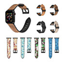 Watch Band for Apple Watch Series 6 SE 5 4 3 2 1 Apple Sport Band / Classic Buckle Silicone / Genuine Leather Wrist Strap
