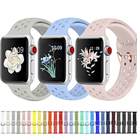 Watch Band for Apple Watch Series 6 SE 5 4 3 2 1 Apple Sport Band / Classic Buckle Silicone Wrist Strap