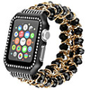 Watch Band for Apple Watch Series 6 SE 5 4 3 2 1 Apple Sport Band / Jewelry Design Stainless Steel / Silicone Wrist Strap